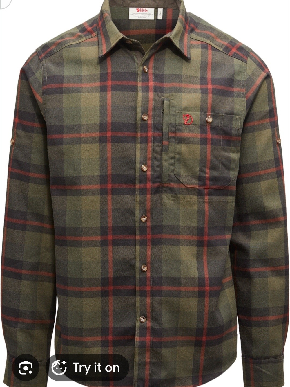FJALL RAVEN Mens Fajallglim Plaid Shirt